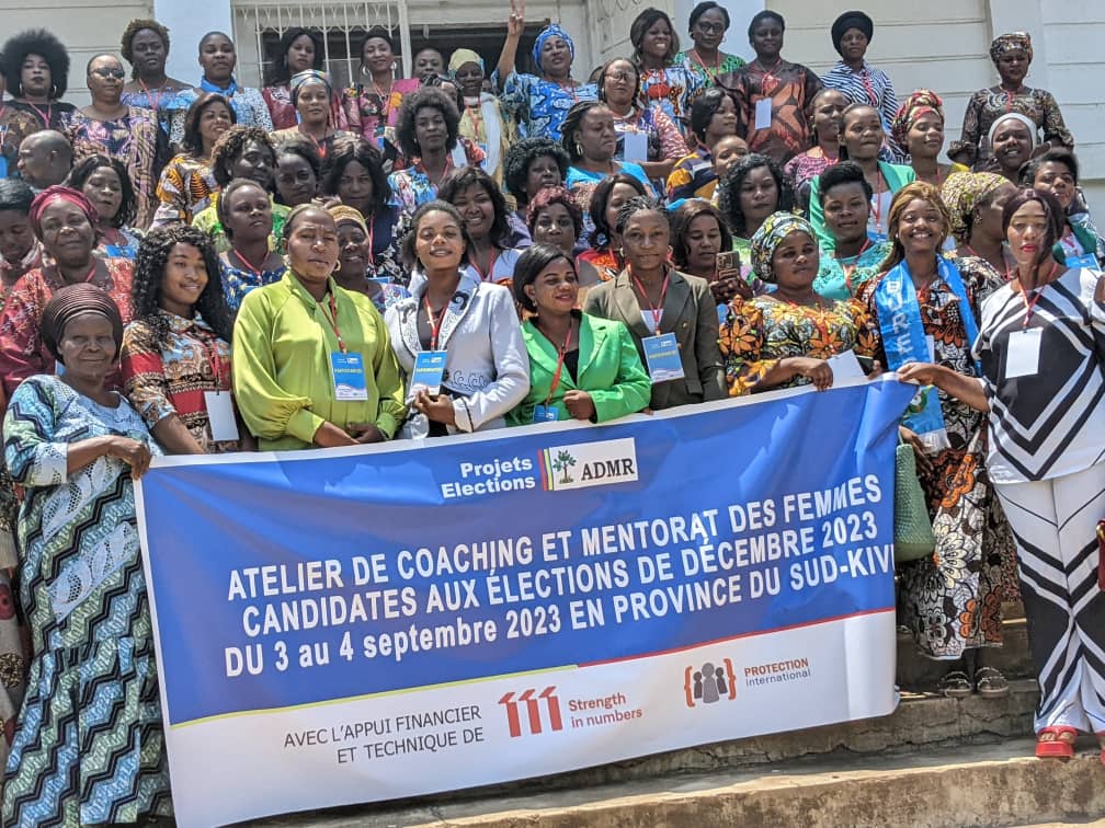 un atelier de coaching et mentorat des femmes candidates aux élections de décembre prochain.